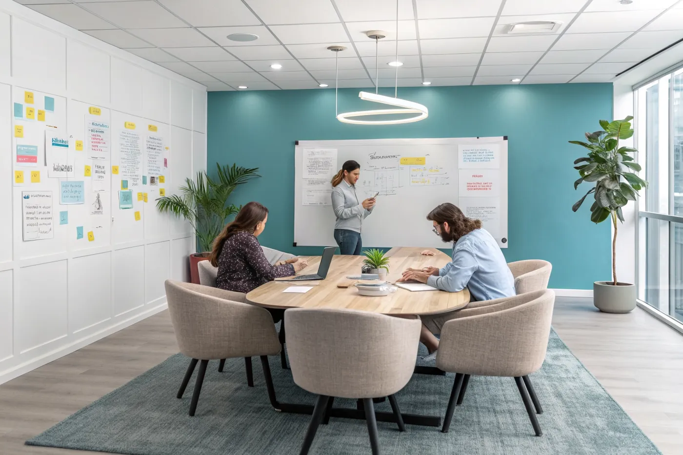 Digital marketing strategy and planning session visual