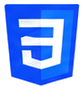 CSS3 logo representing frontend development